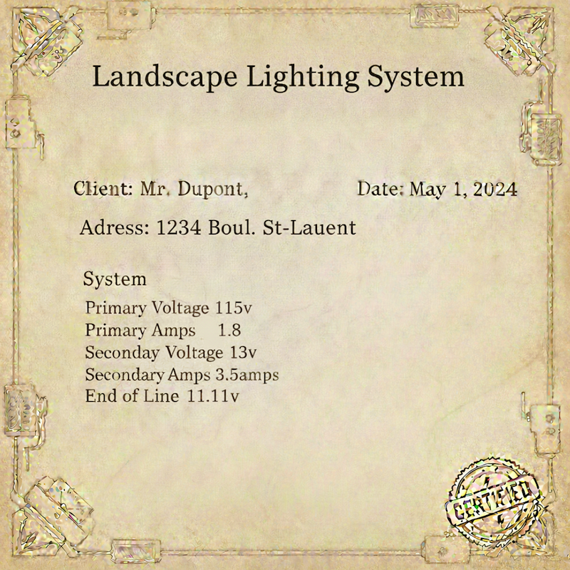 As-Built Documentation