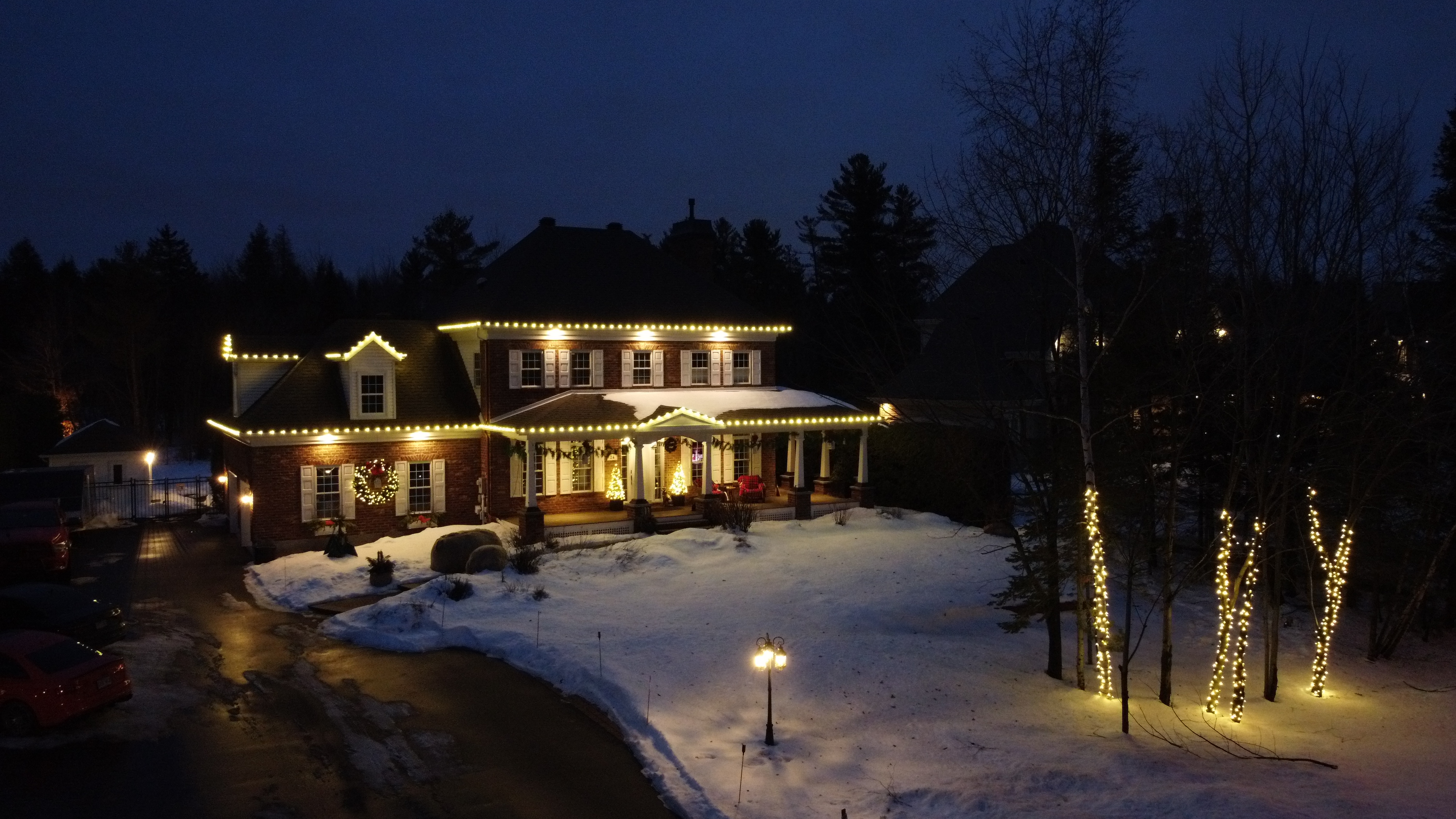 Christmas lights in Blainville