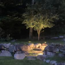 Transform-your-Sainte-Agathe-cottage-into-a-true-night-time-haven-with-dazzling-landscape-lighting 2