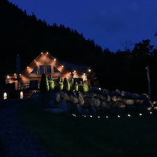 Eclairage paysager st donat